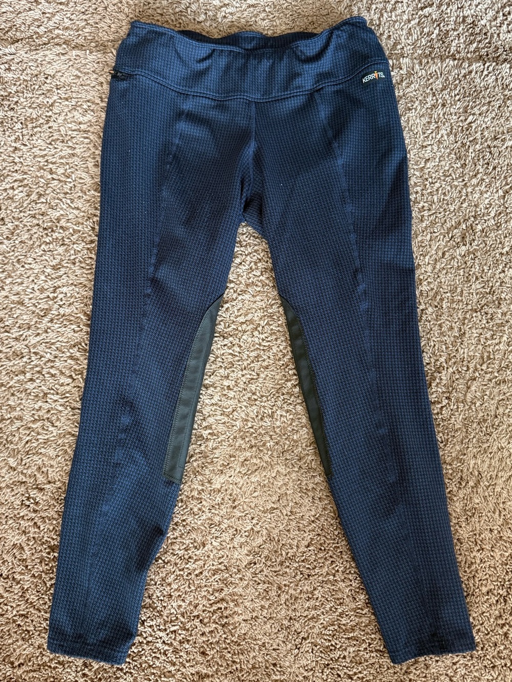 Kerrits Navy Textured Riding Leggings - Women's